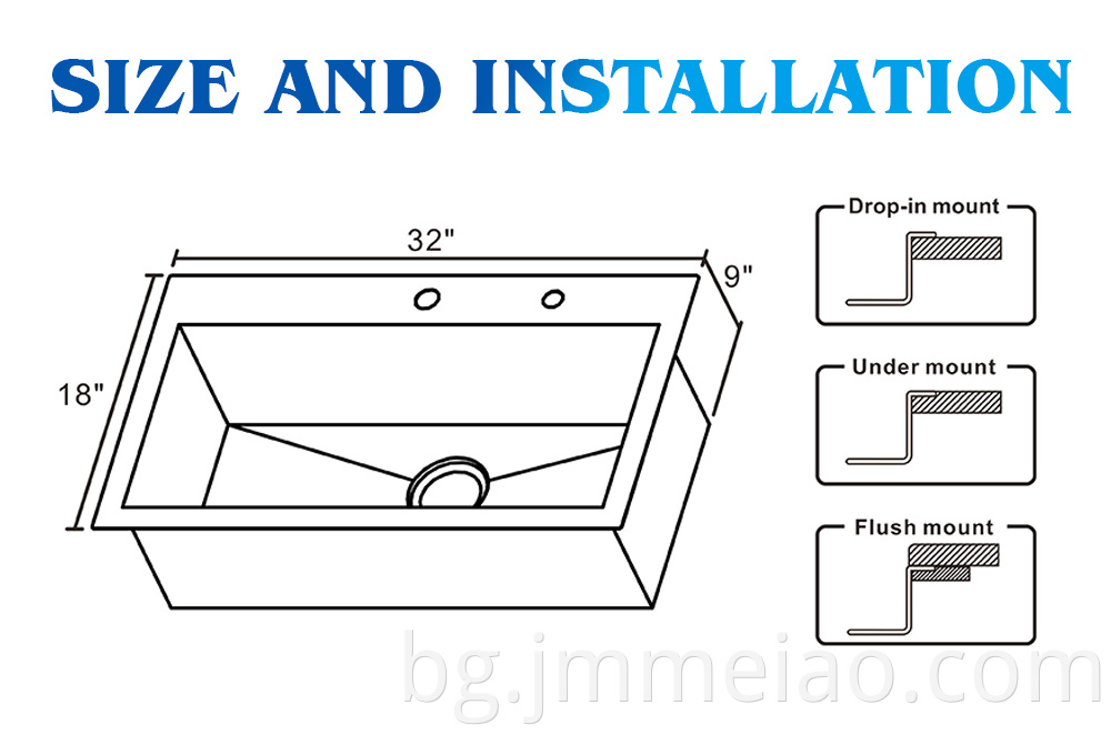 Topmount Sink